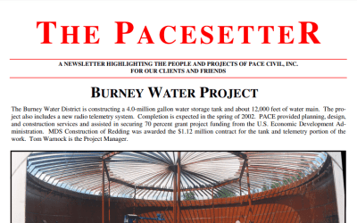 PACEsetter 2001: Water Projects and Infrastructure Impact