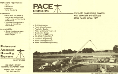 Pace Engineering in 1991: 15 Years of Client-Focused Services